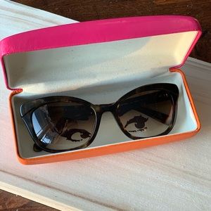 Kate Spade Amara Cat-Eye Sunglasses in “Tortoise”